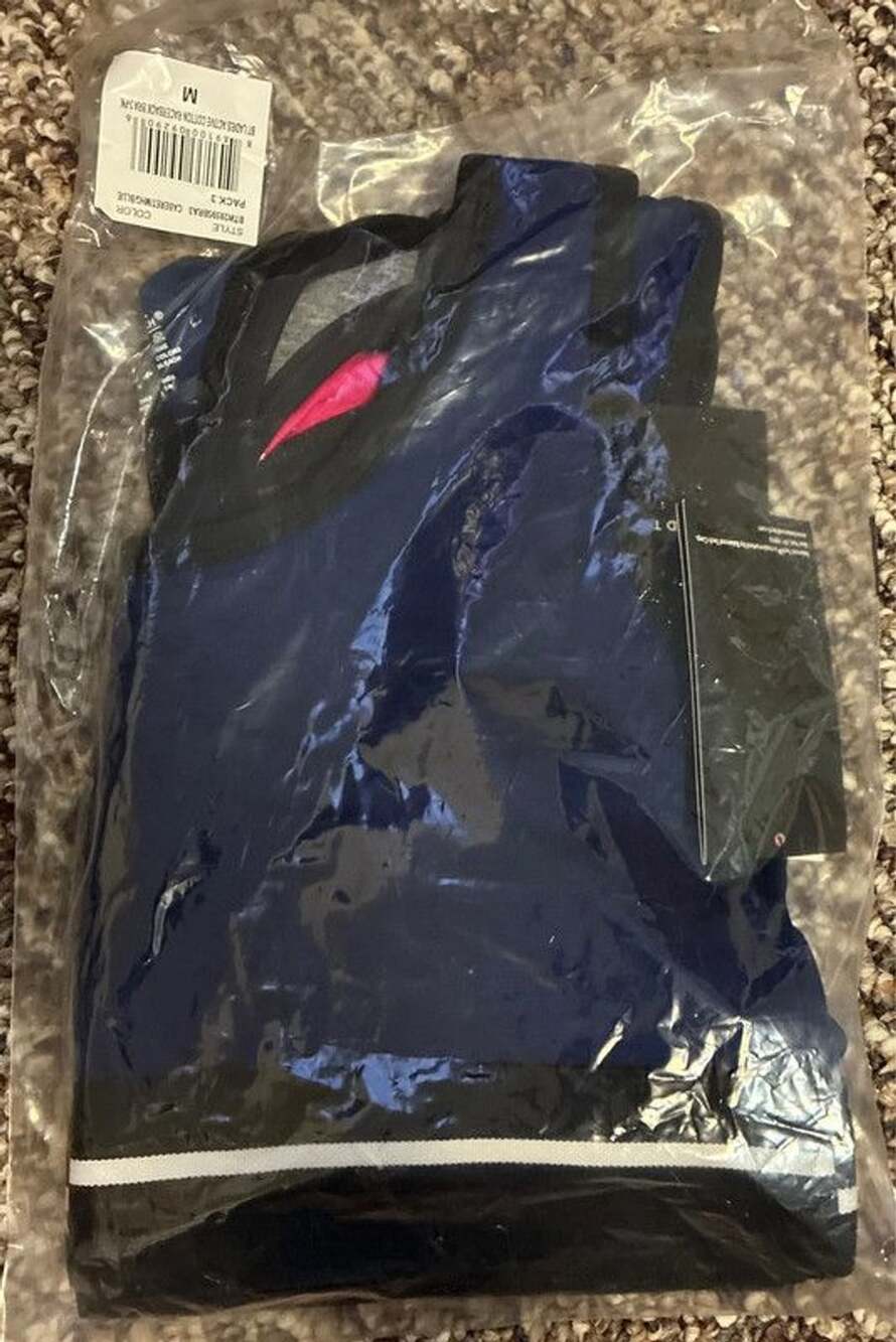 Women’s medium pack of 3 sports bras nwt blue pink grey balanced tech
